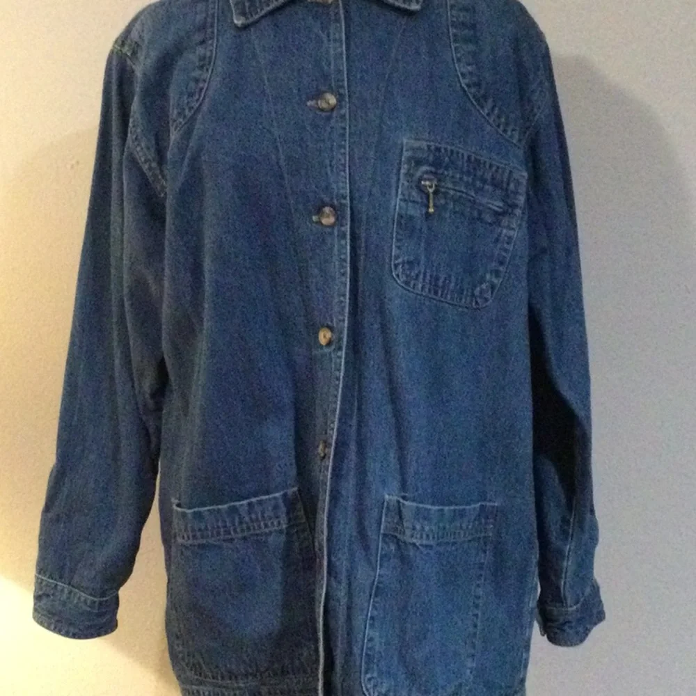Cabin Creek Large Blue Denim Jacket - Picture 2 of 13
